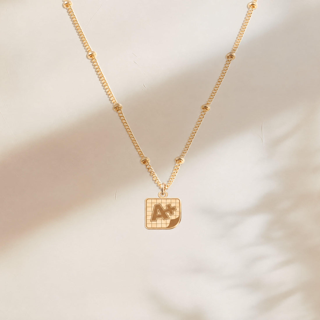 A Plus Charm Necklace