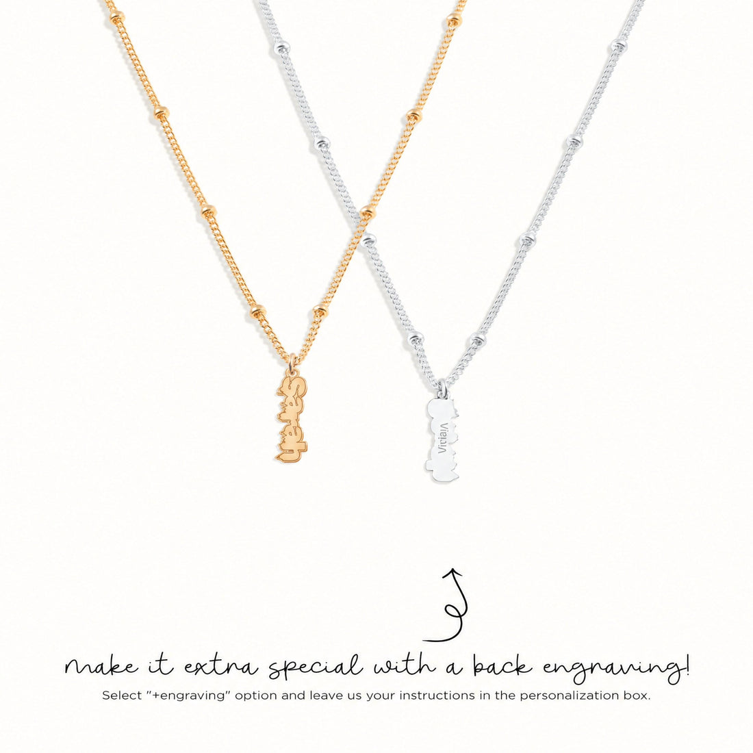 Mom Word Charm Necklace