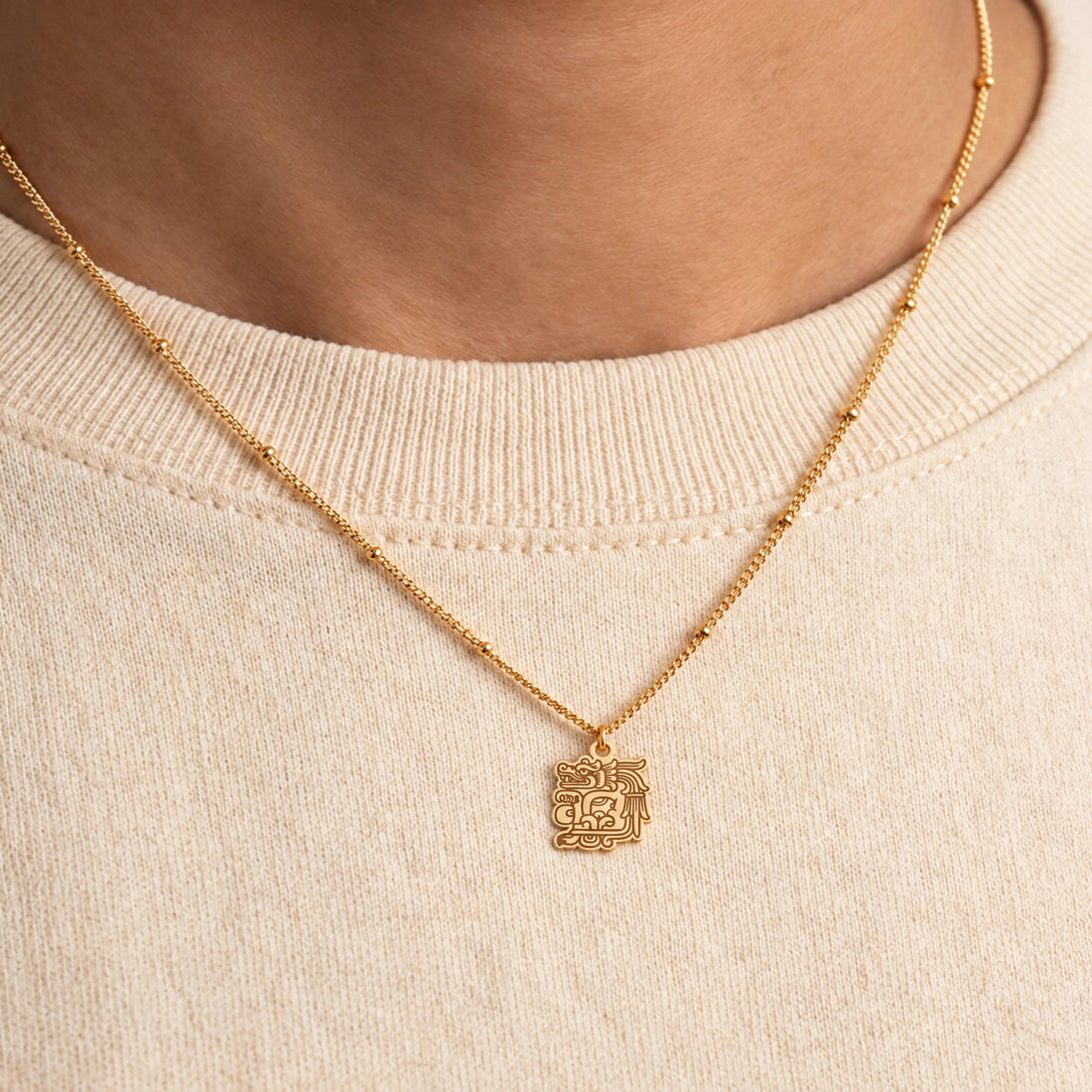 Chinese Dragon Charm Necklace