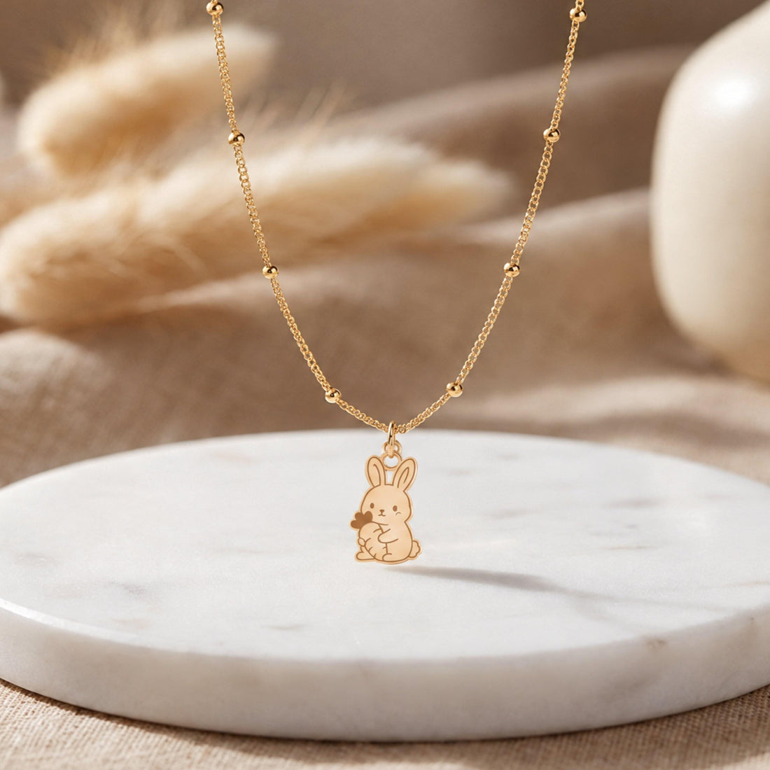 Bunny Rabbit Charm Necklace