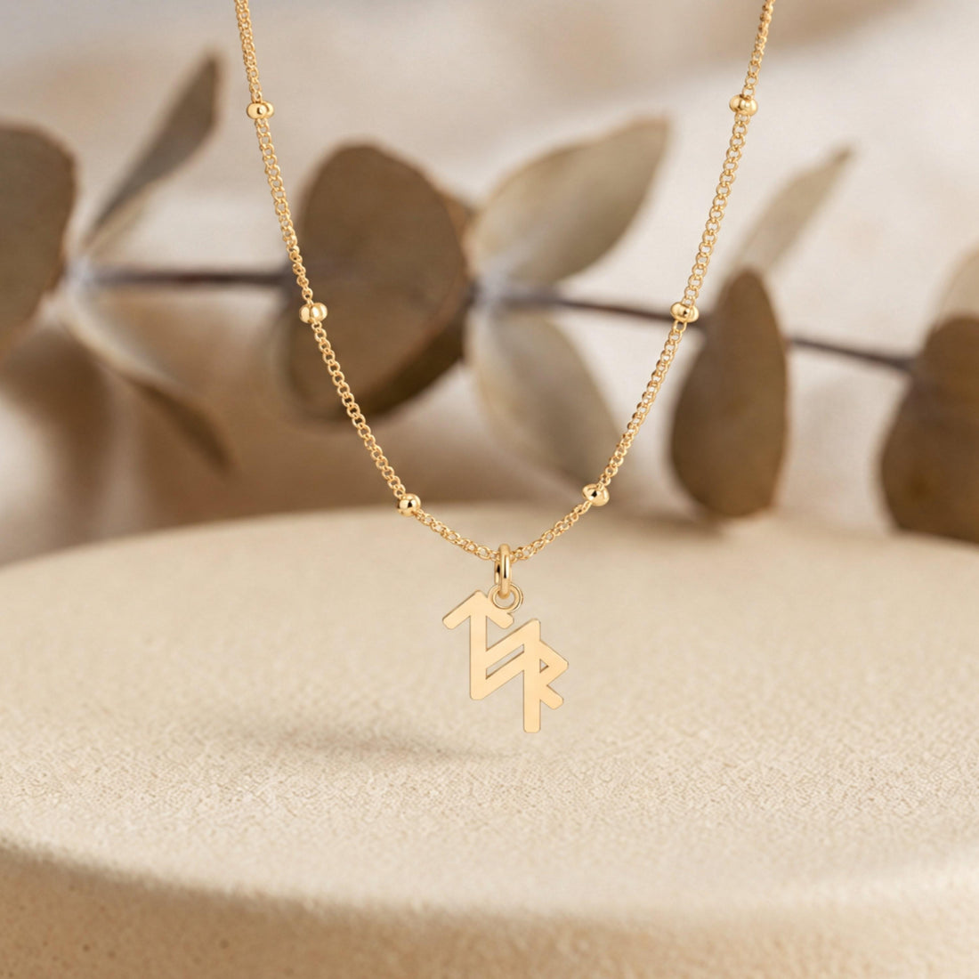 Justice Viking Rune Charm Necklace
