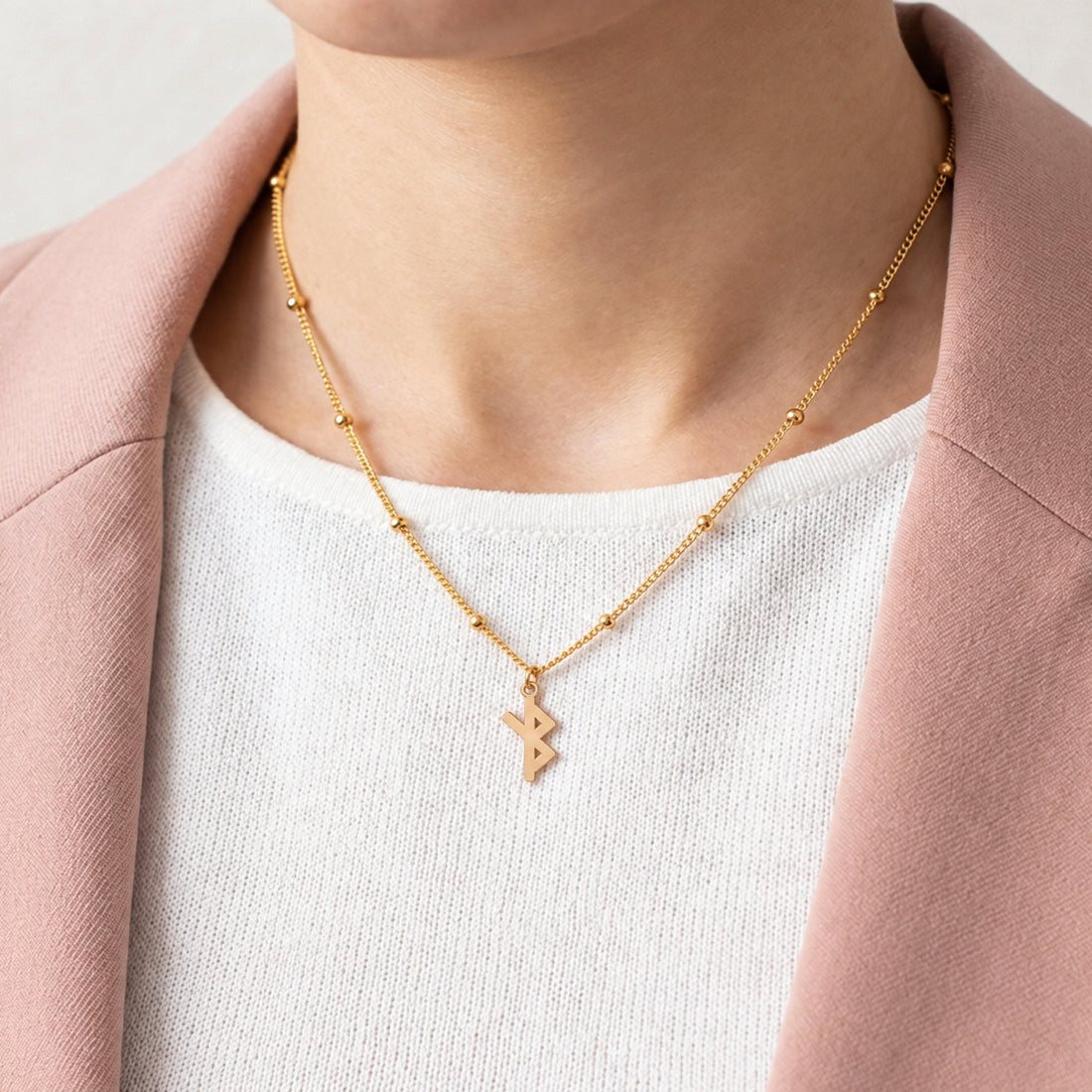 Health and Healing Rune Charm Necklace