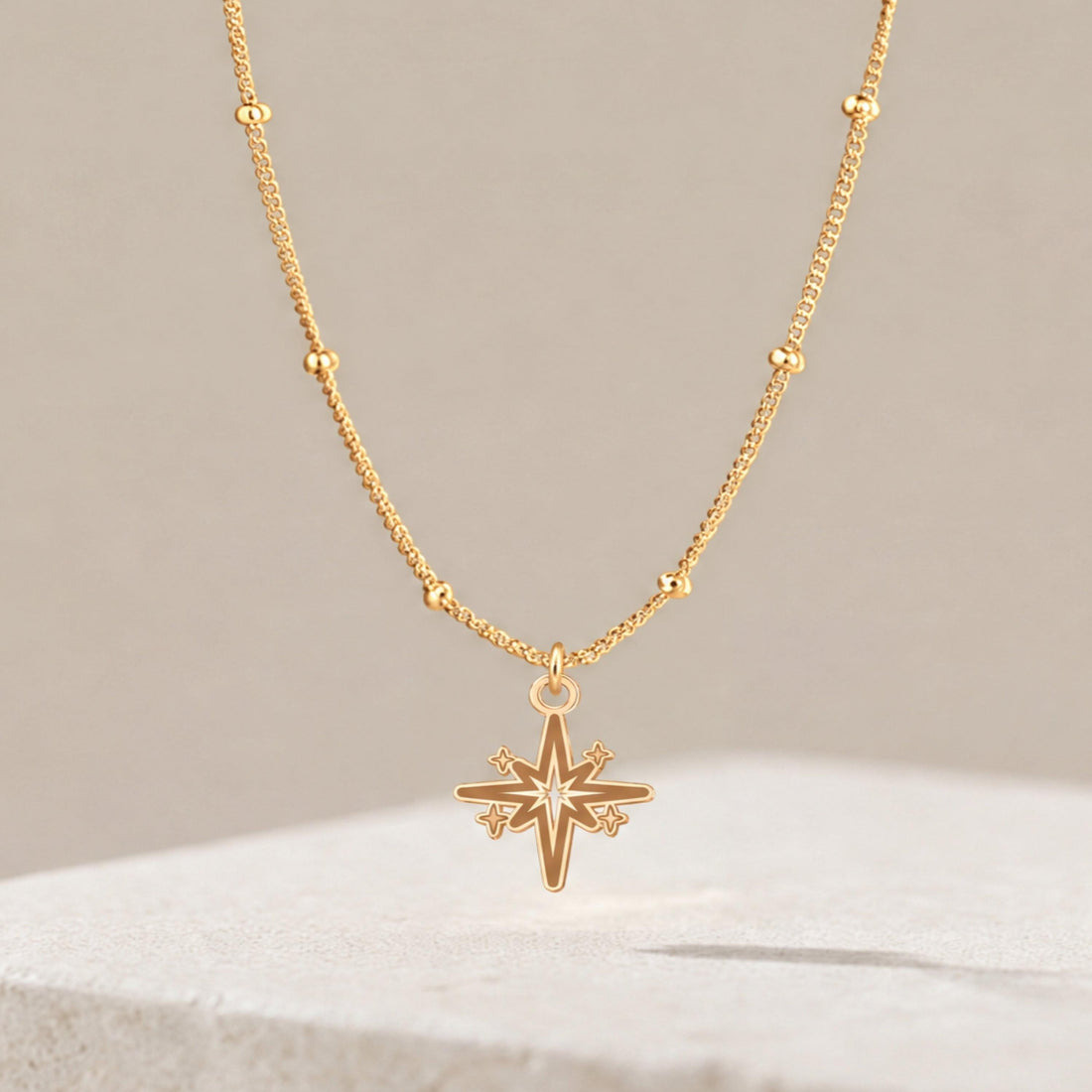 North Star Beady Necklace