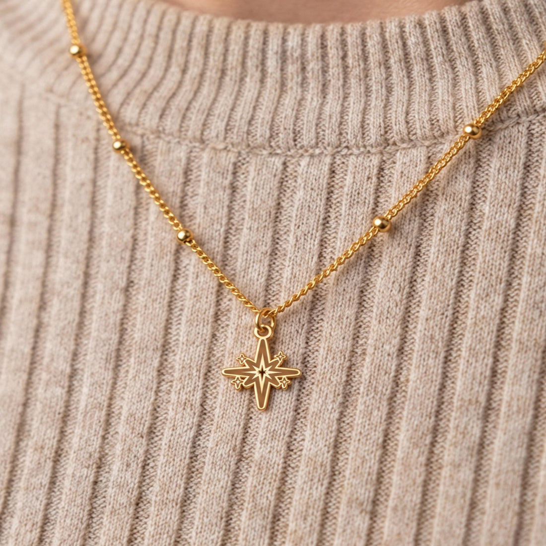 North Star Beady Necklace