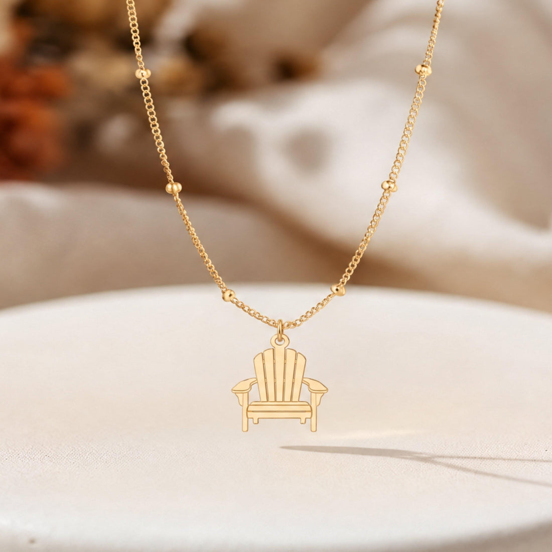 Adirondack Chair Charm Necklace