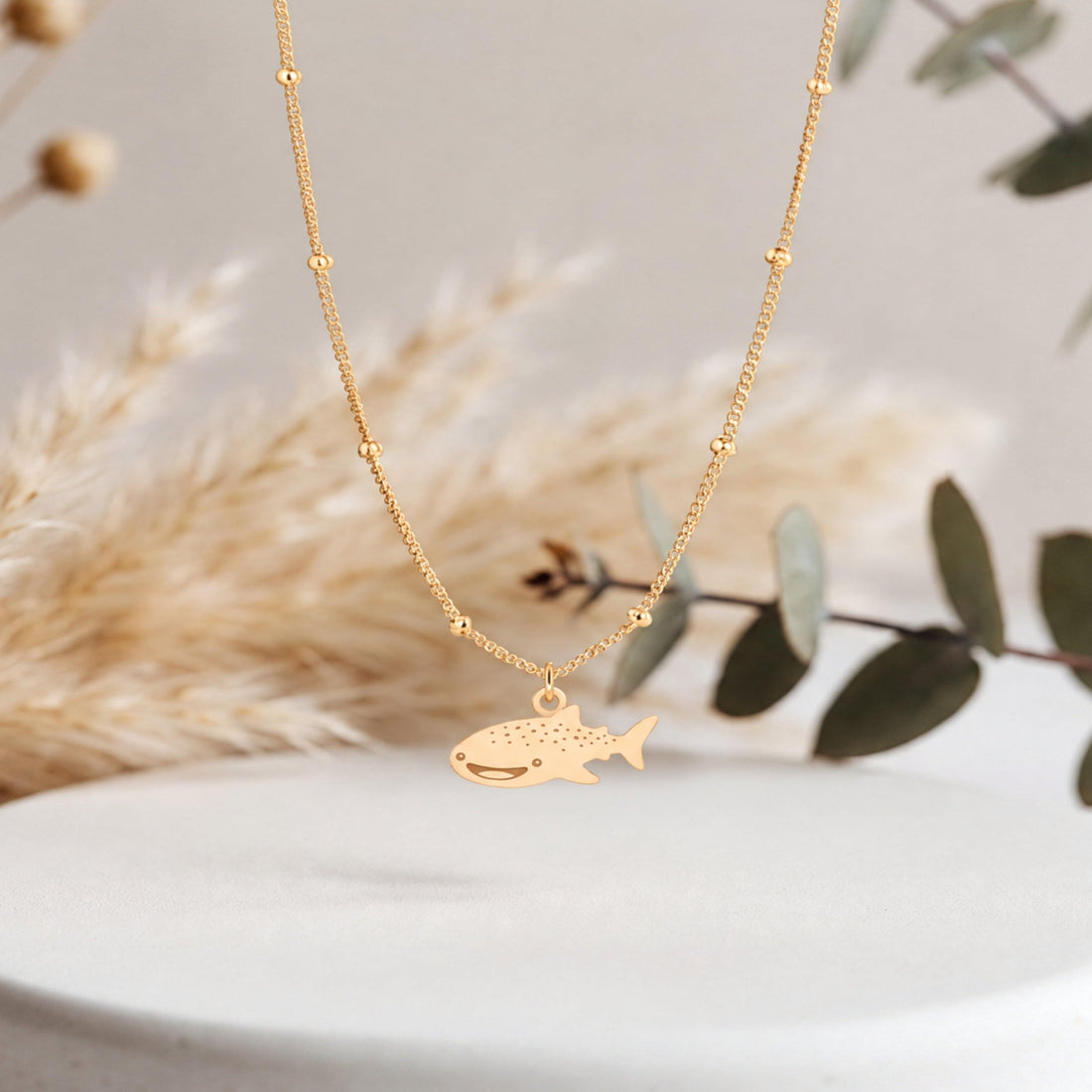 Whale Shark Beady Necklace
