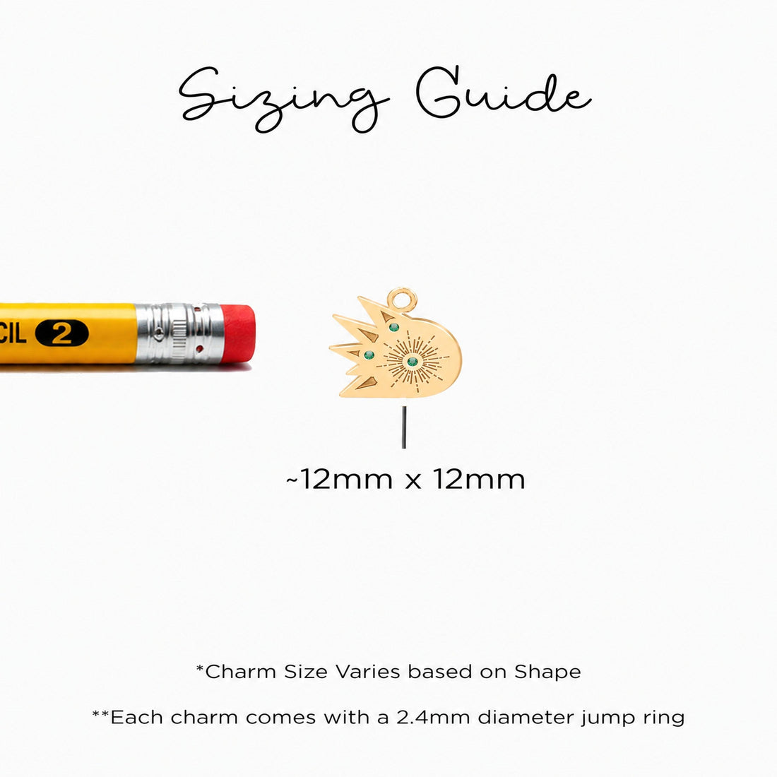 Rising Sun Beady Chain Charm Necklace