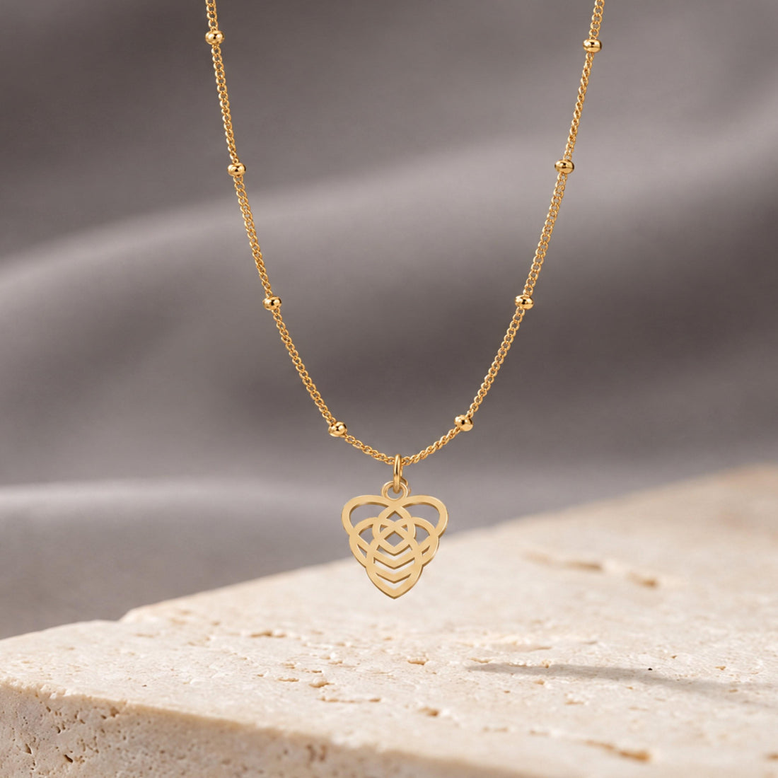 Bear Head Charm Necklace