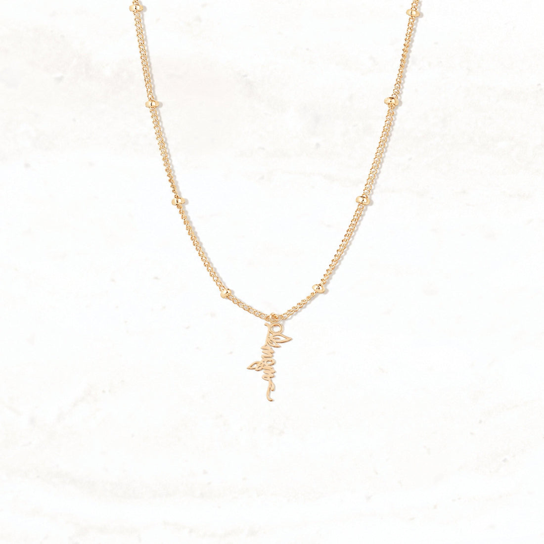 Mama Butterfly Charm Necklace