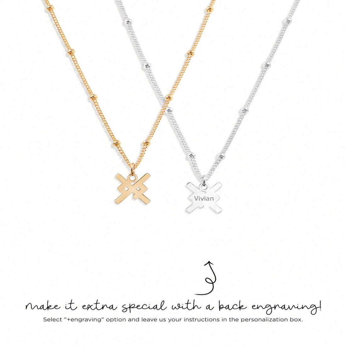 Celtic Knot Beady Necklace