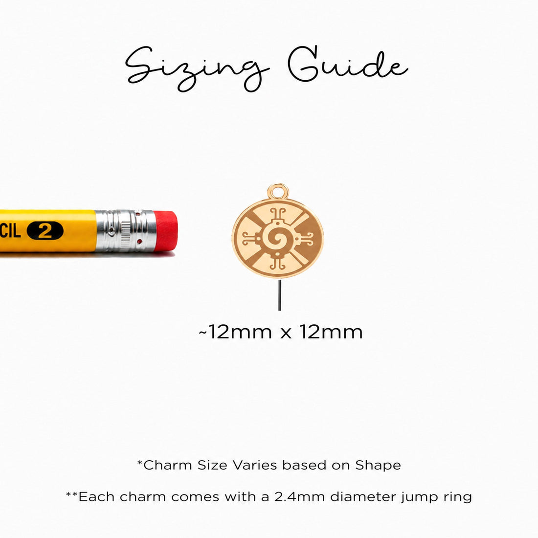 Aztec Sun Charm Necklace