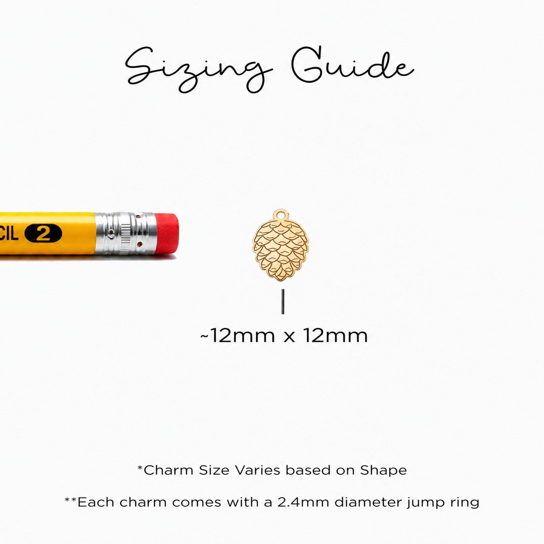 Pine Cone Charm Necklace