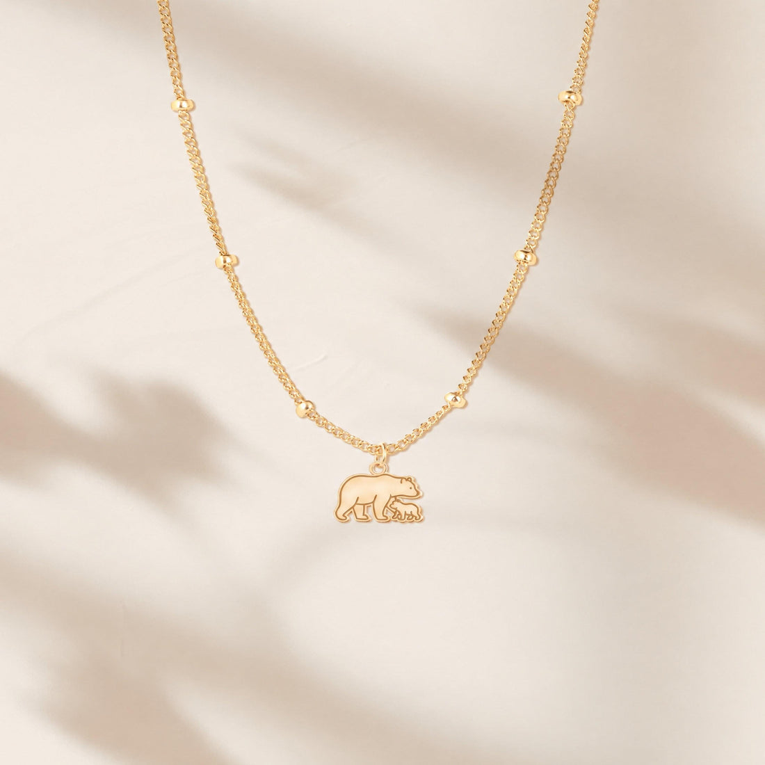 Polar Bear Beady Necklace