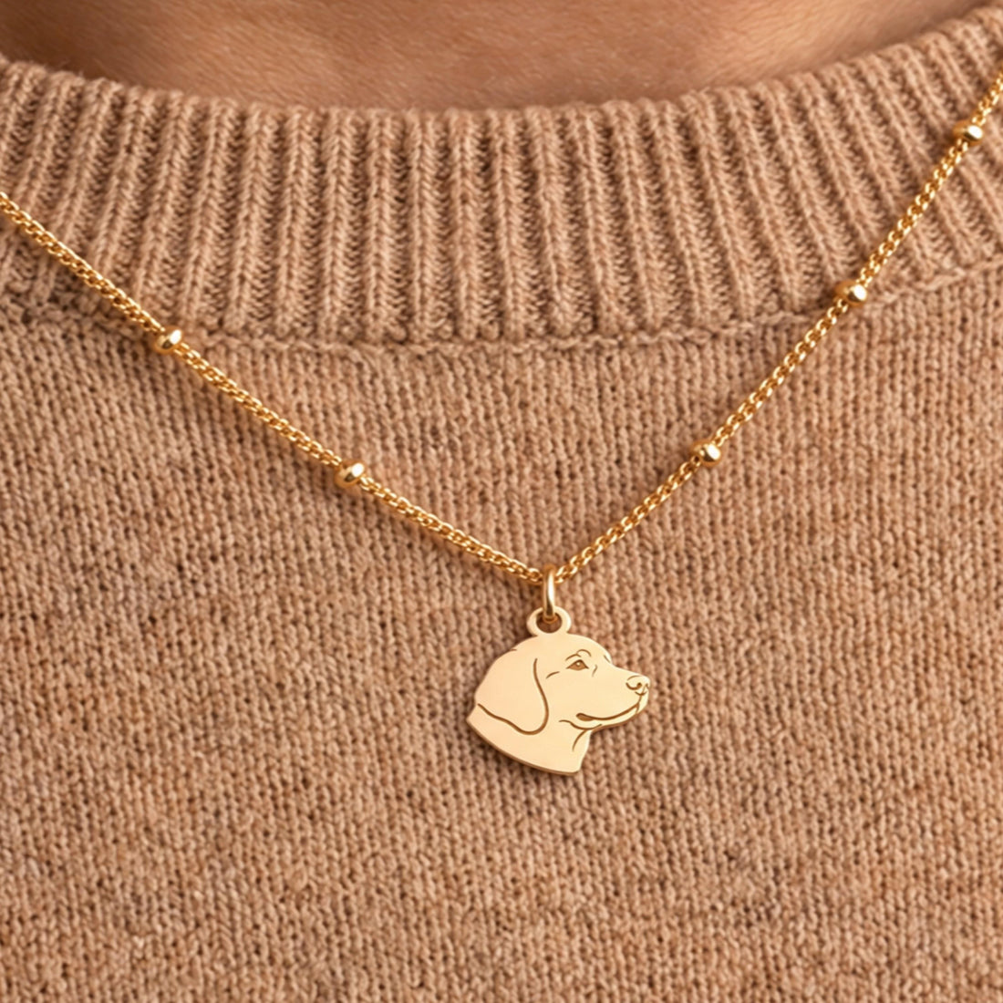 Labrador Retriever Charm Necklace