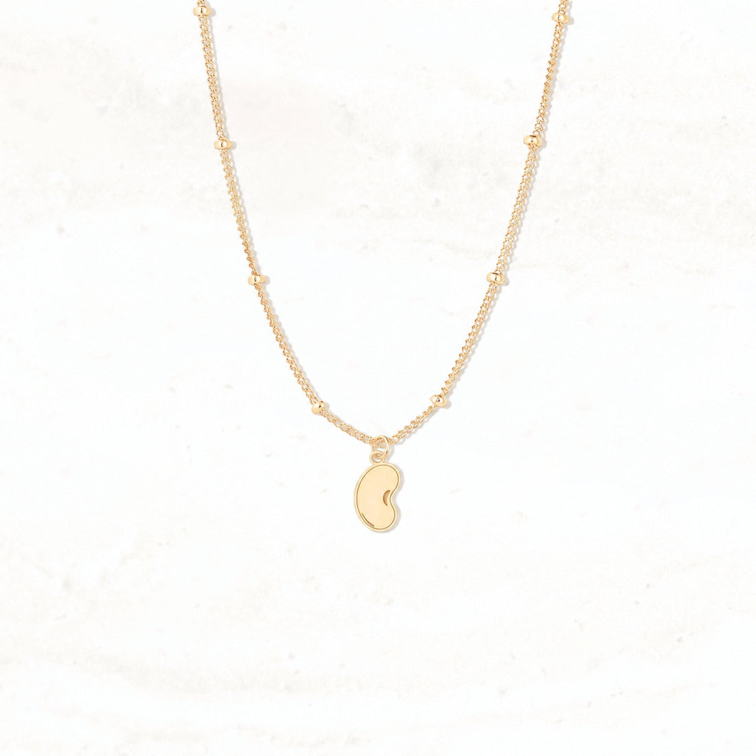 Kidney Bean Charm Necklace