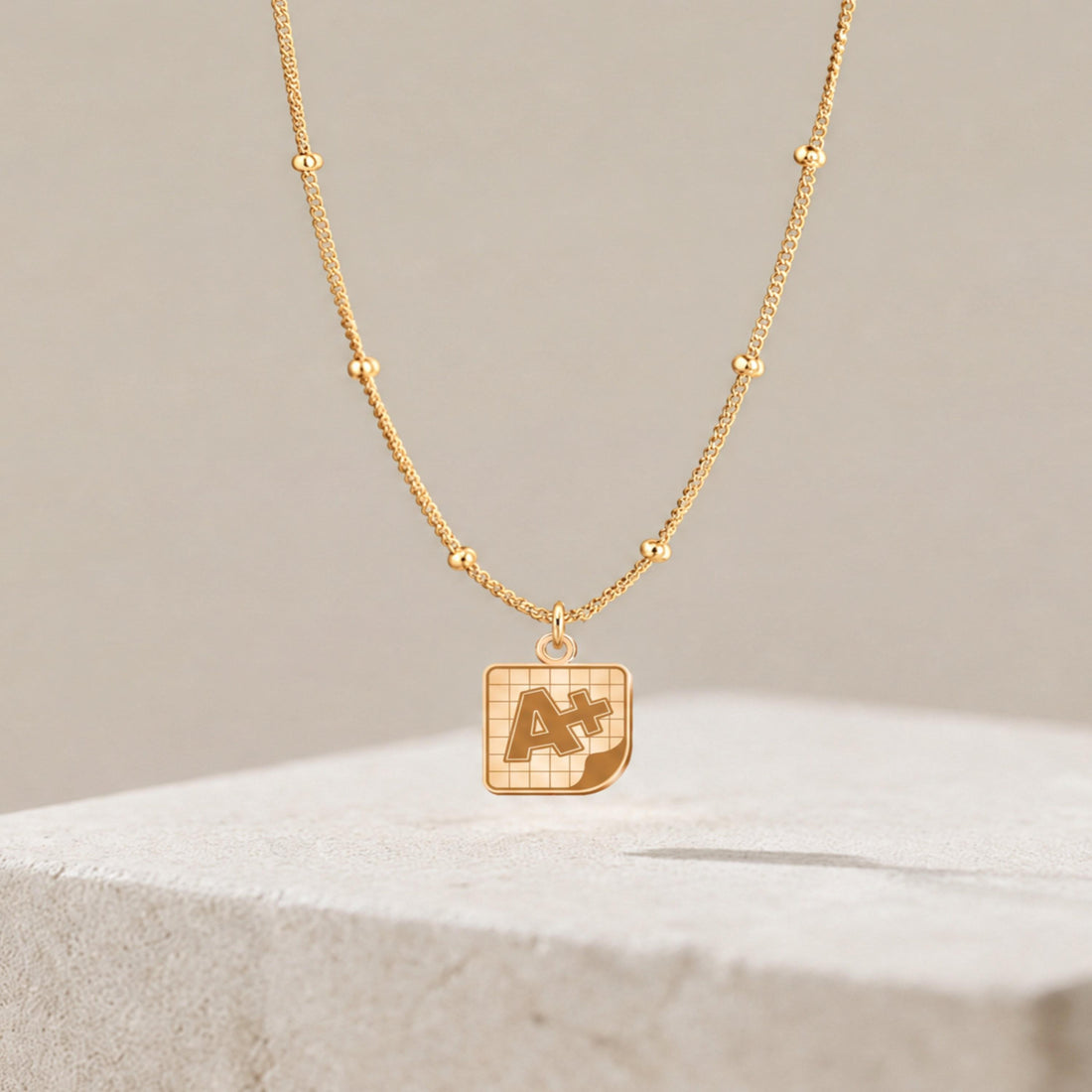 A Plus Charm Necklace