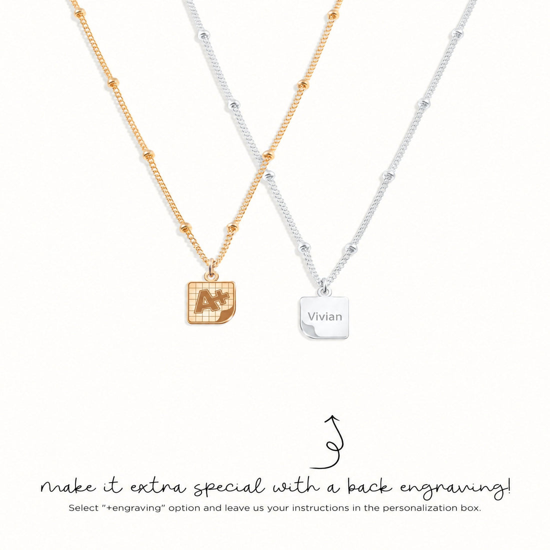 A Plus Charm Necklace