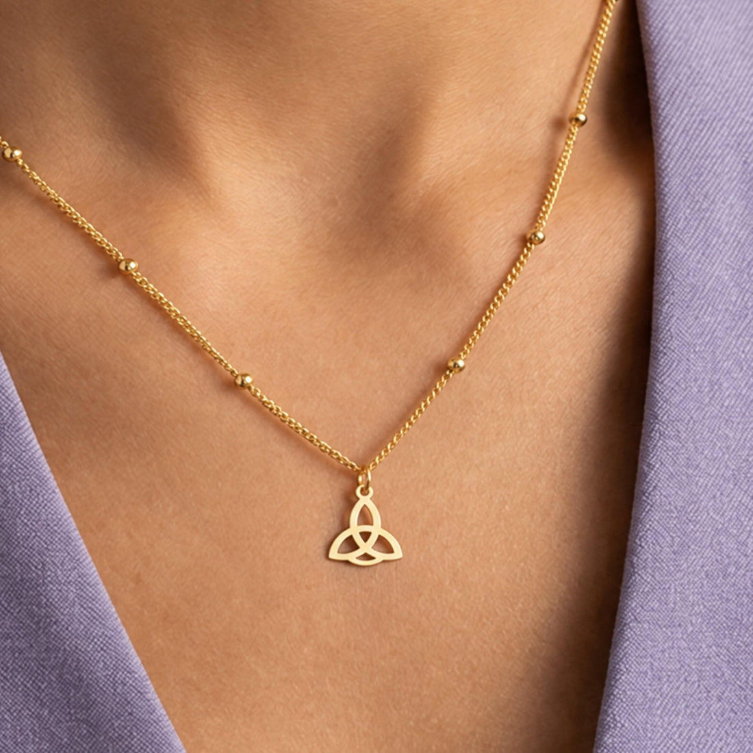 Celtic Knot Charm Necklace