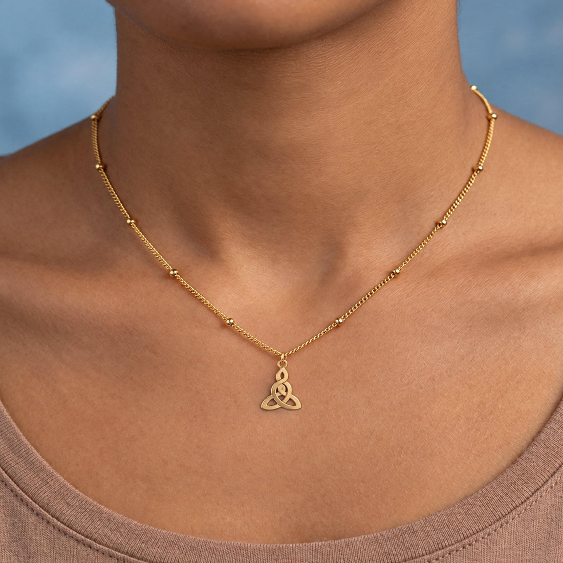 Celtic Knot Charm Necklace