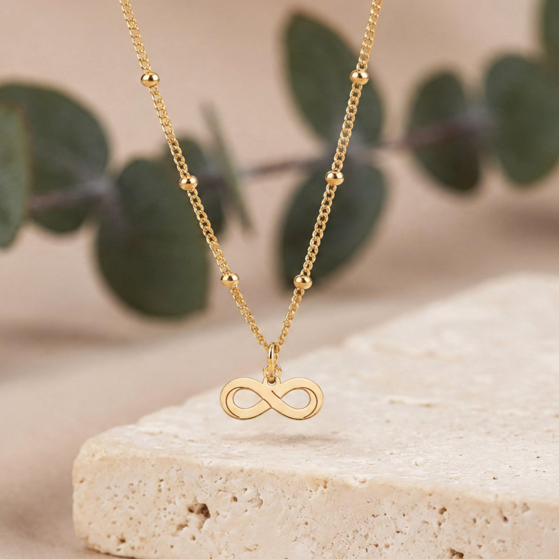 Infinity Symbol Charm Necklace