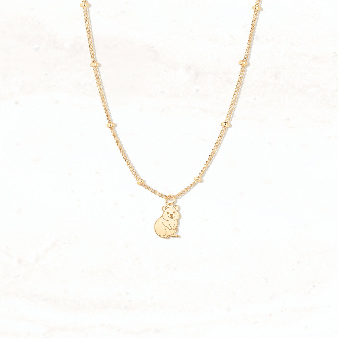 Teddy Bear Charm Necklace