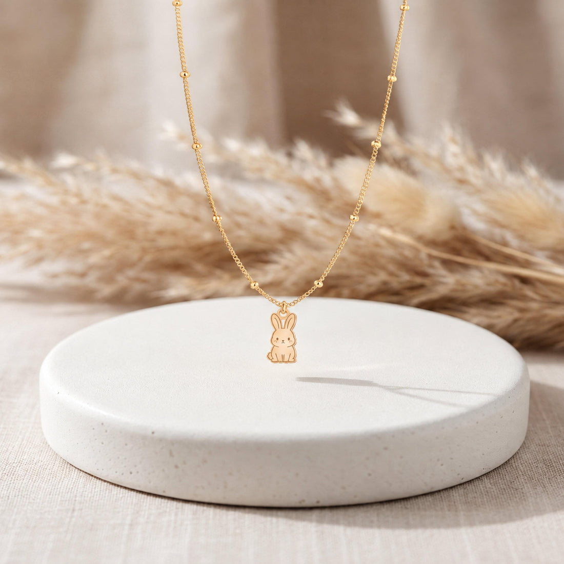 Bunny Rabbit Charm Necklace