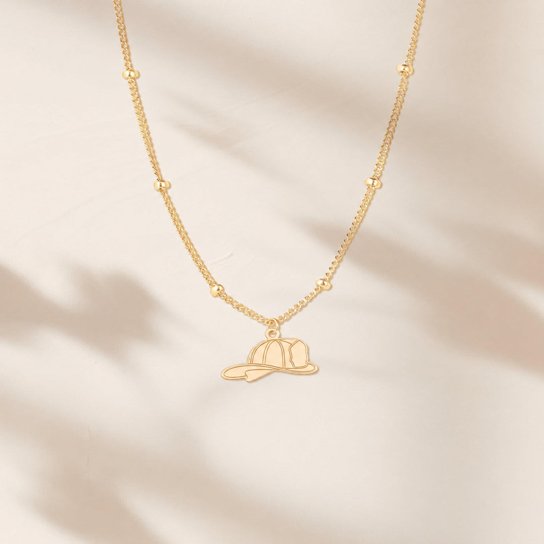 Baseball Cap Charm Necklace