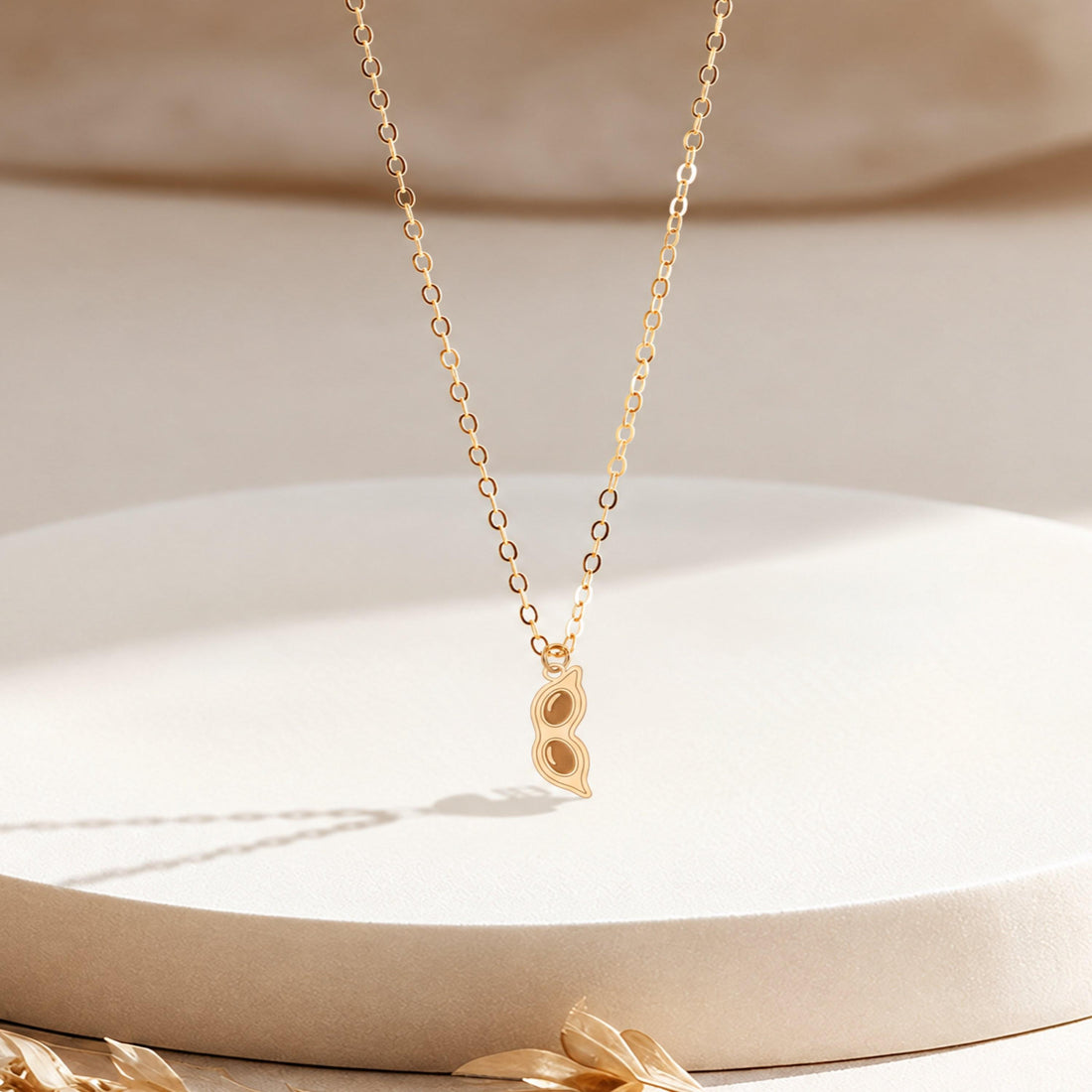 Two Peas in a Pod Charm Necklace