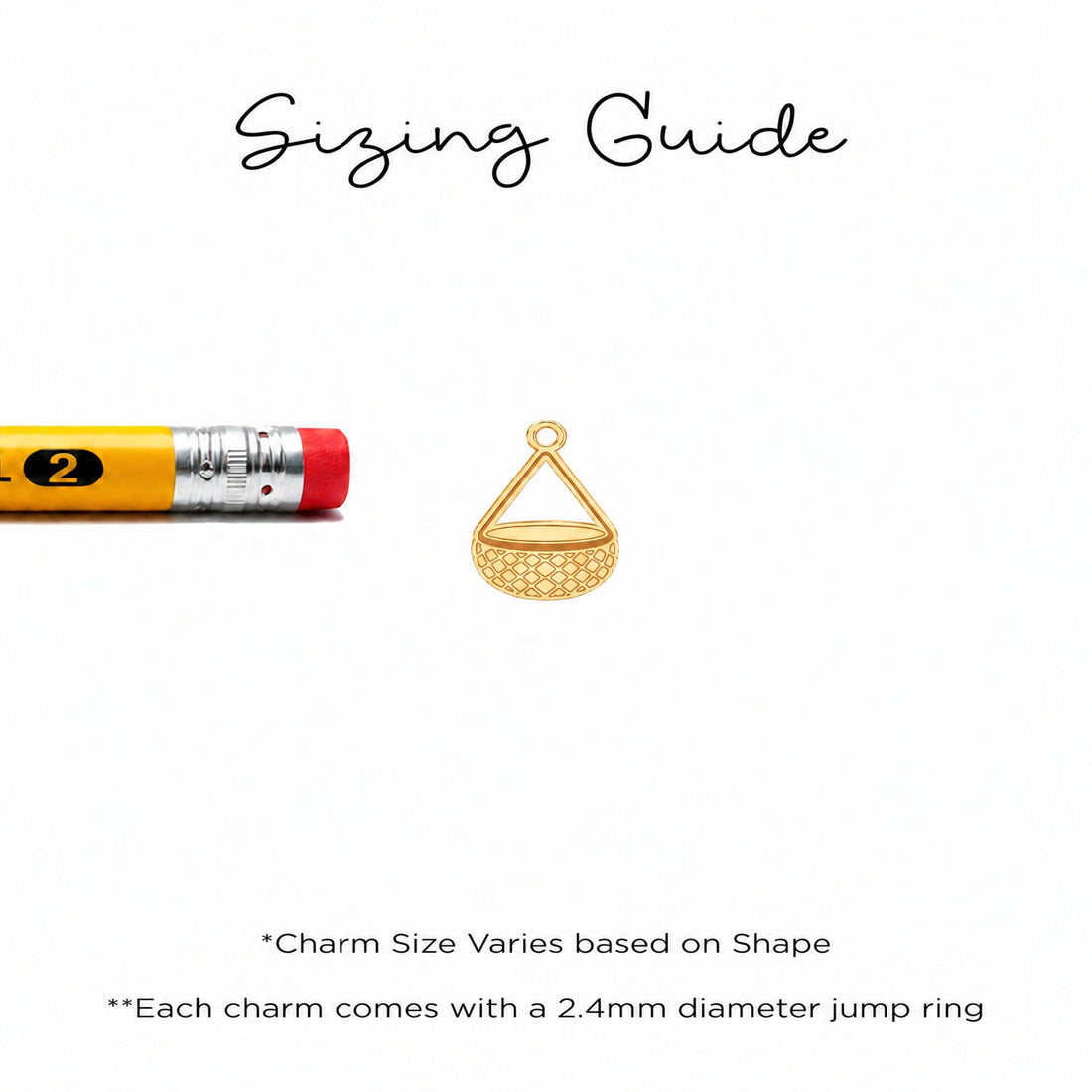 Woven Basket Charm Necklace