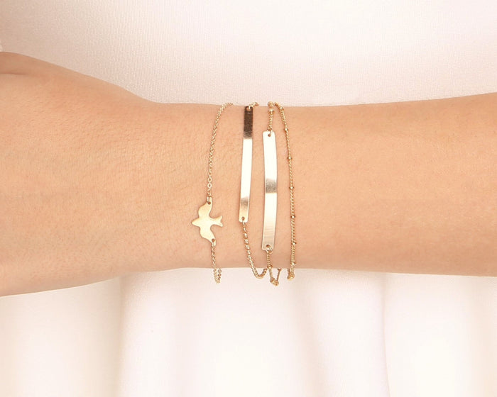 Bird Charm Bracelet