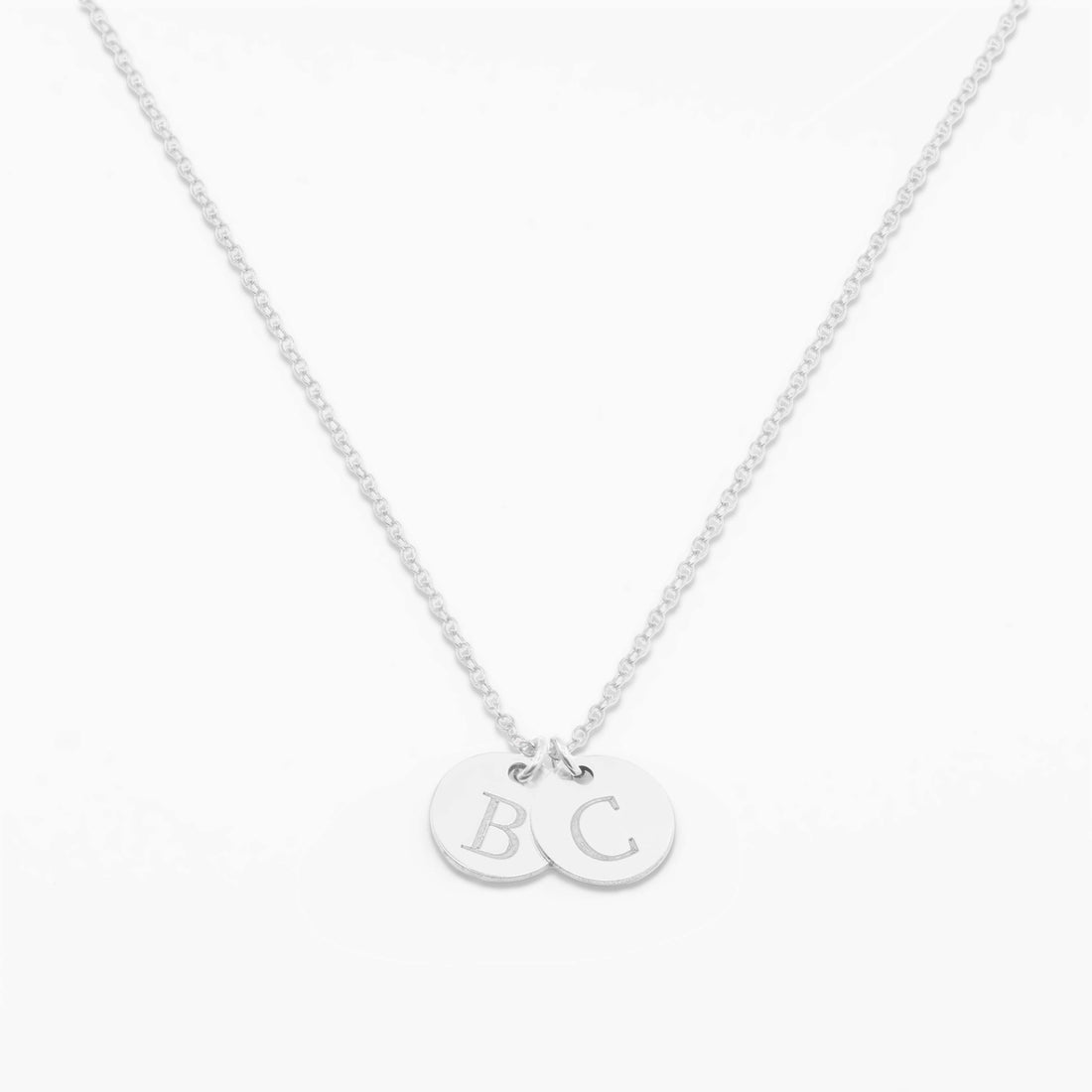 Initial Disc Necklace