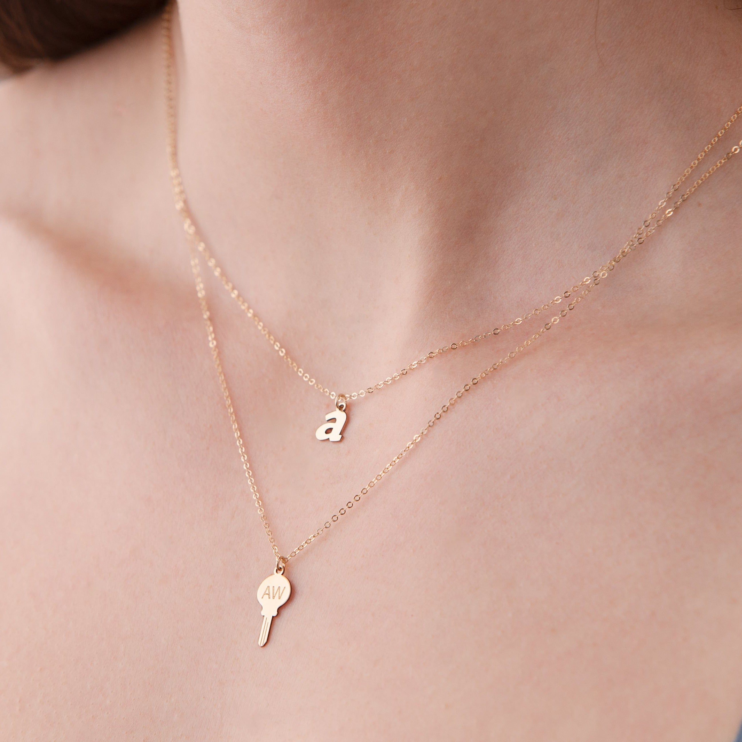AW Key Pendant Necklace