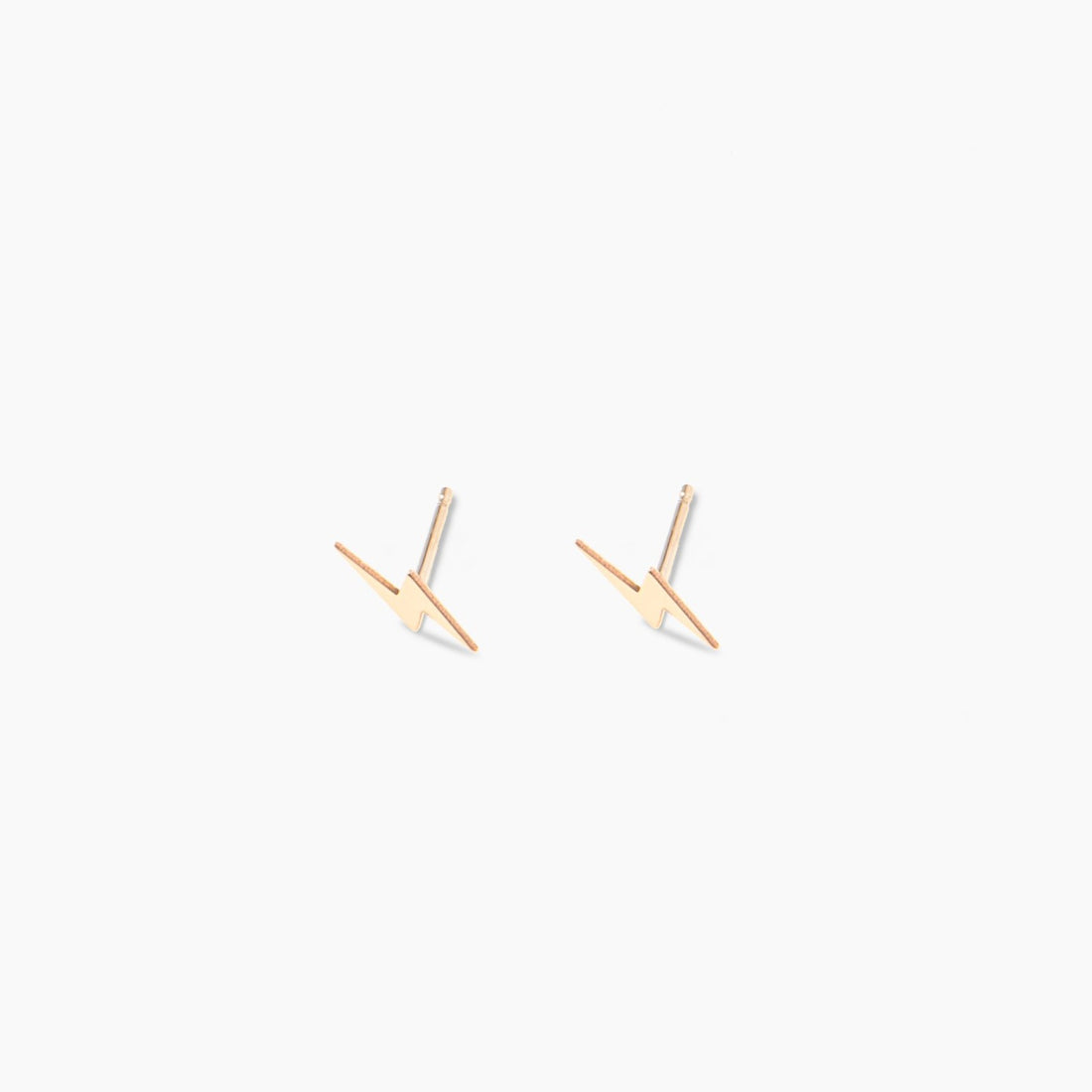 Lightning Bolt Stud Earrings