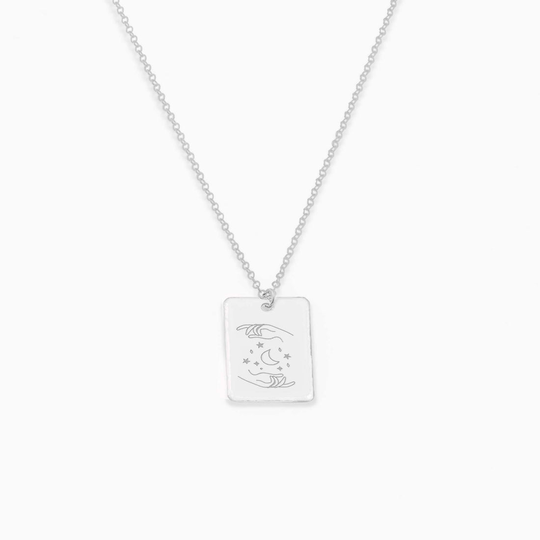 Celestial Moon Pendant Necklace
