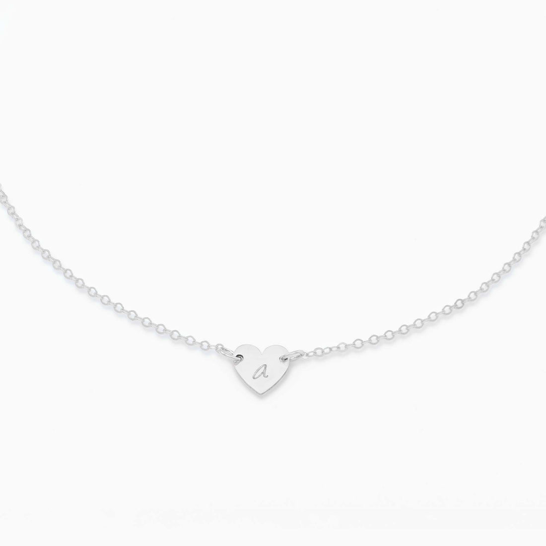 Heart Initial Necklace