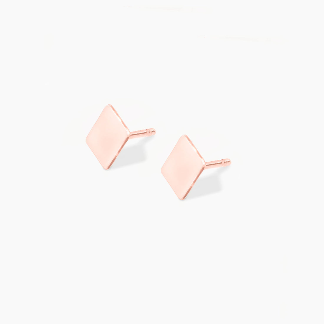 Gold Diamond Stud Earrings