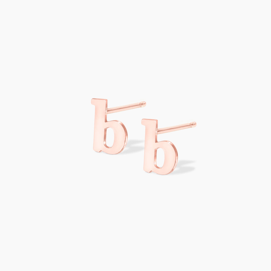 Lowercase Letter Stud Earrings