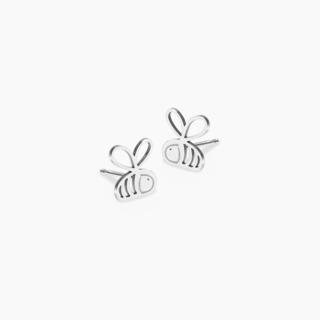 Bumble Bee Cutout Stud Earrings