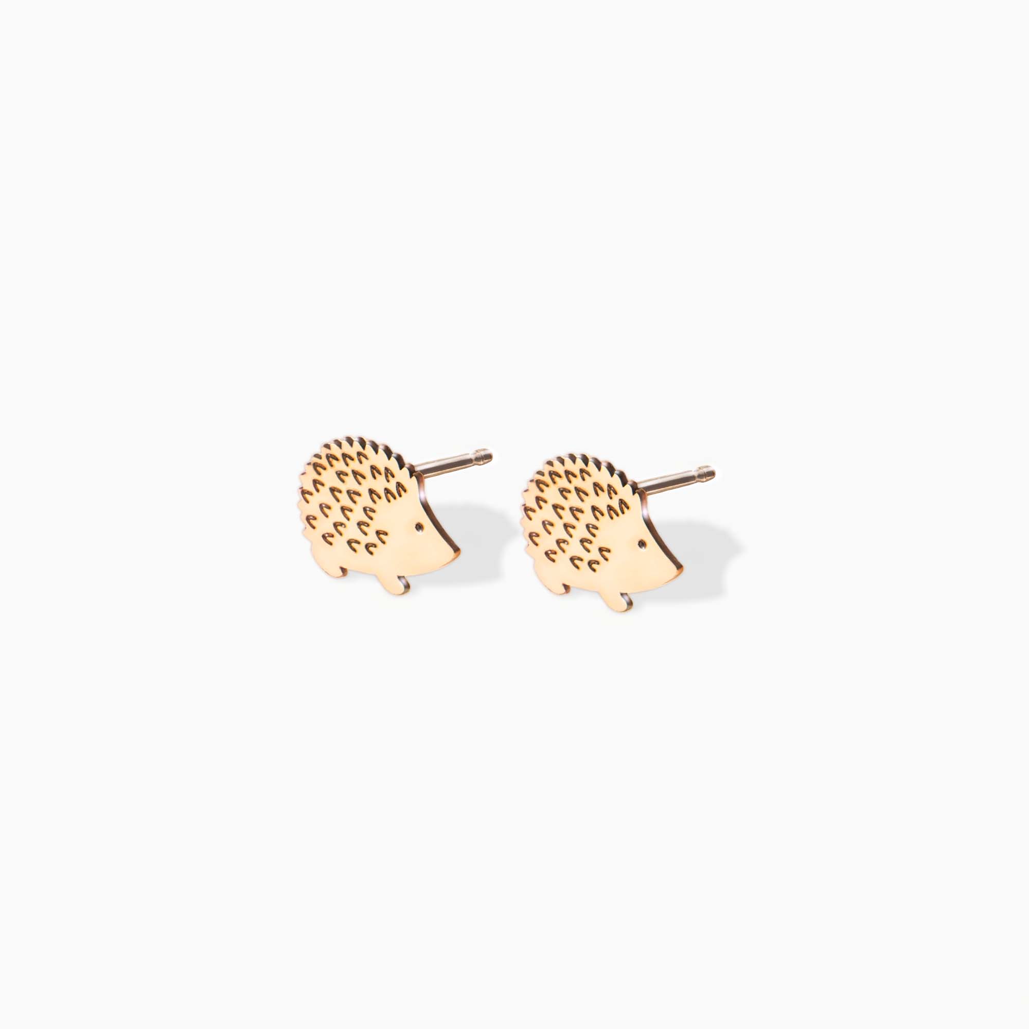 Hedgehog Spikey Stud Earrings