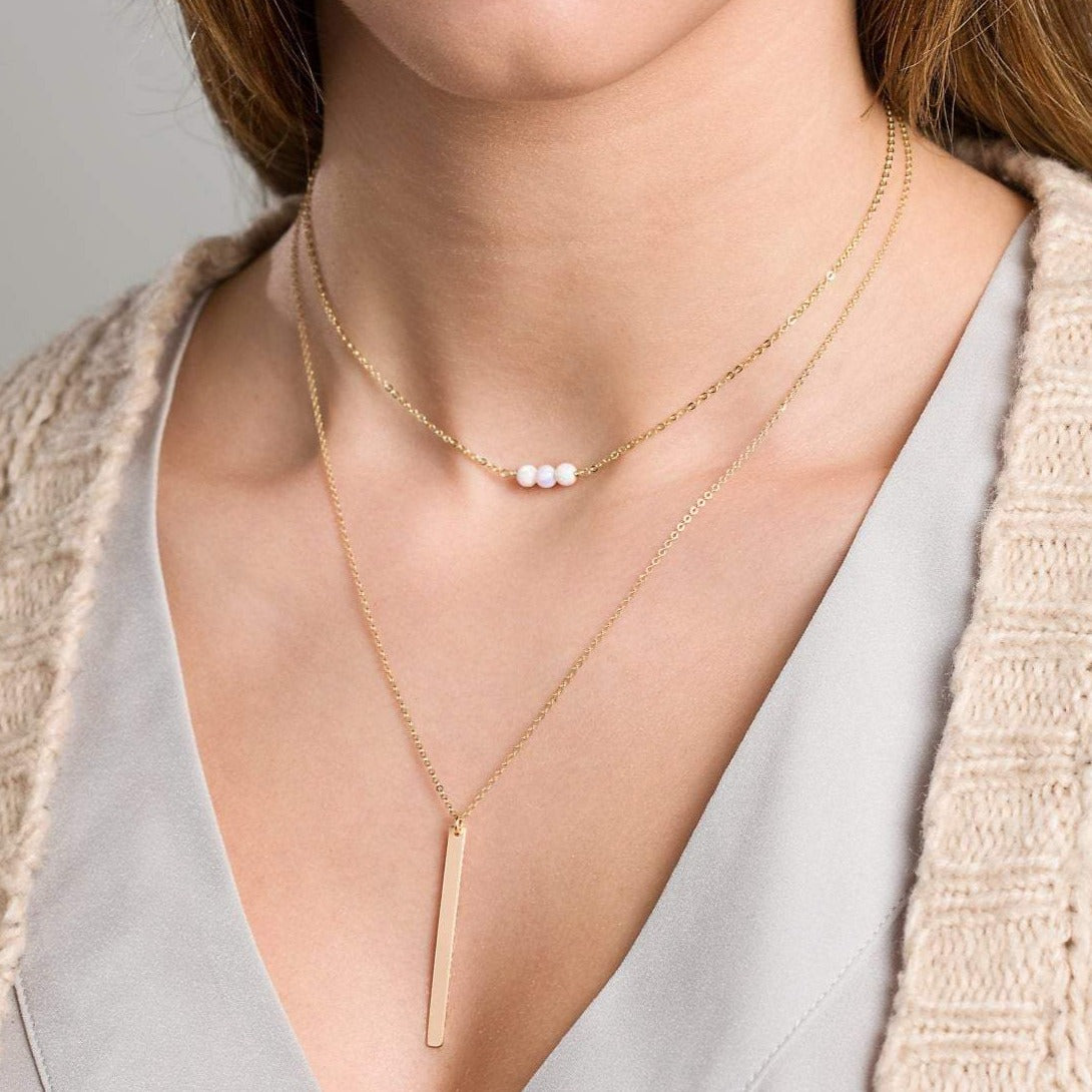 Gemstone Bead Necklace