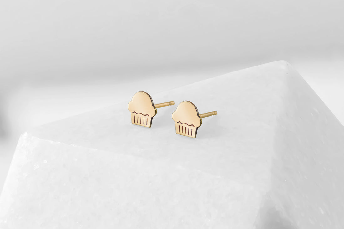 Cupcake Stud Earrings