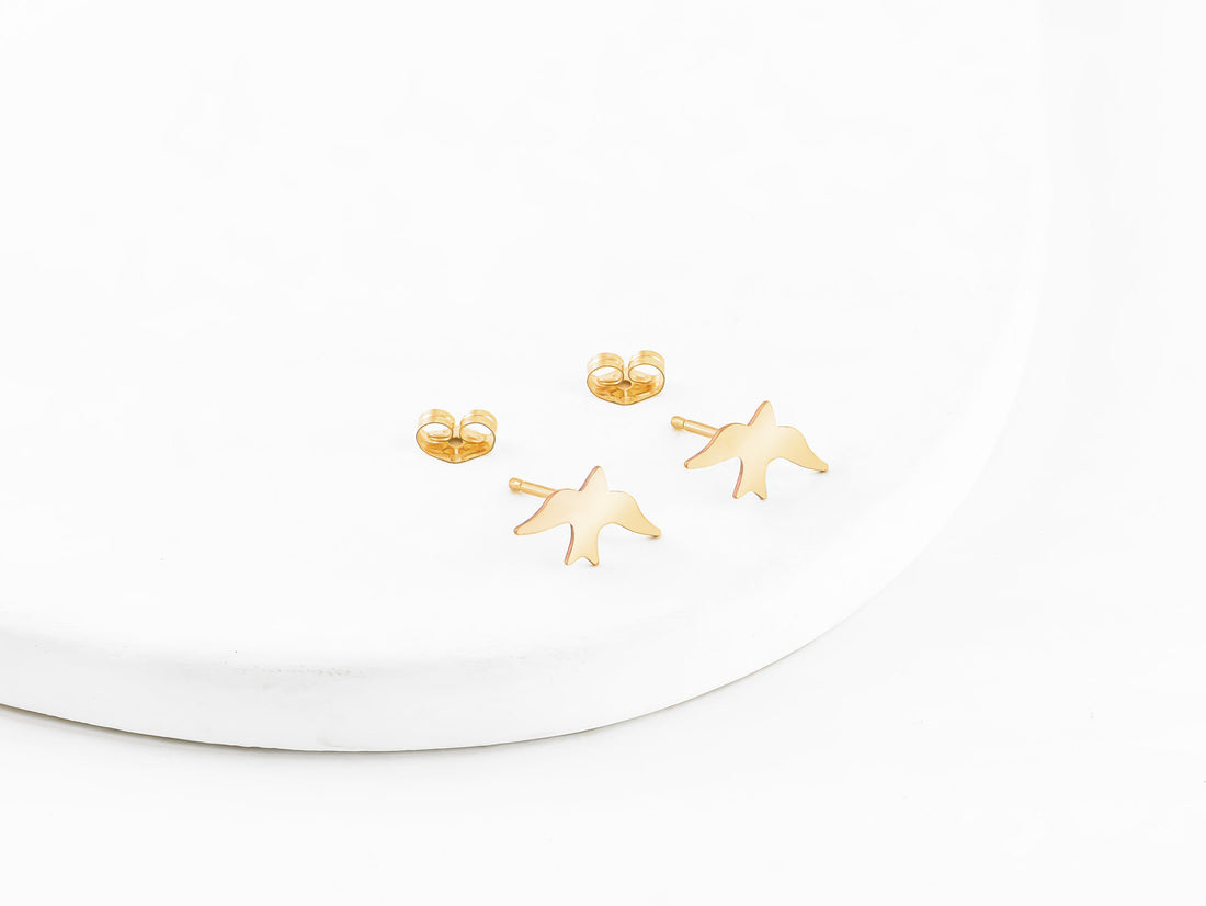 Dove Stud Earrings