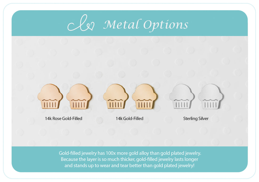 Cupcake Stud Earrings