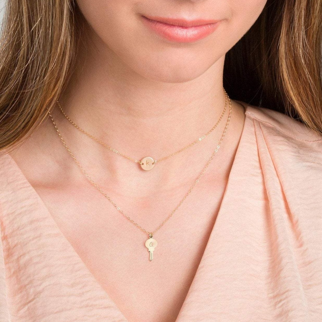 AW Key Pendant Necklace