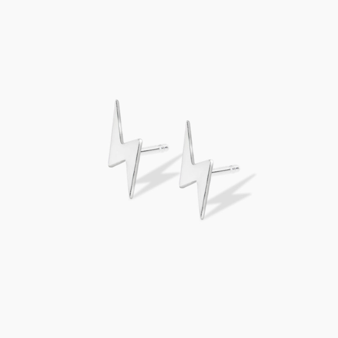 Lightning Bolt Stud Earrings