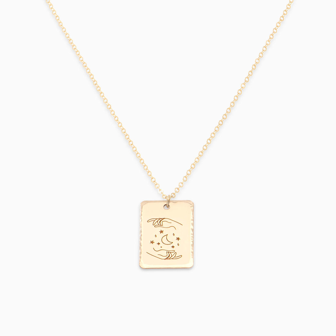 Celestial Moon Pendant Necklace