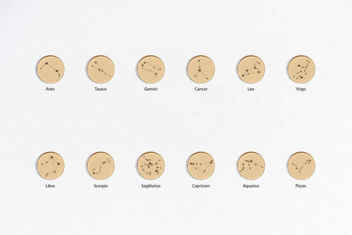 Zodiac Constellation Stud Earrings