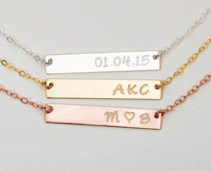 Rose Gold Engraved