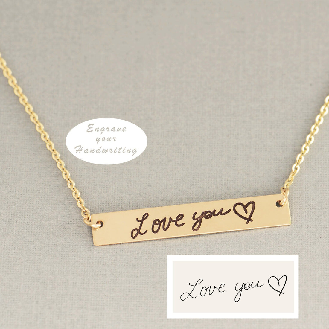 Gold Bar Necklace