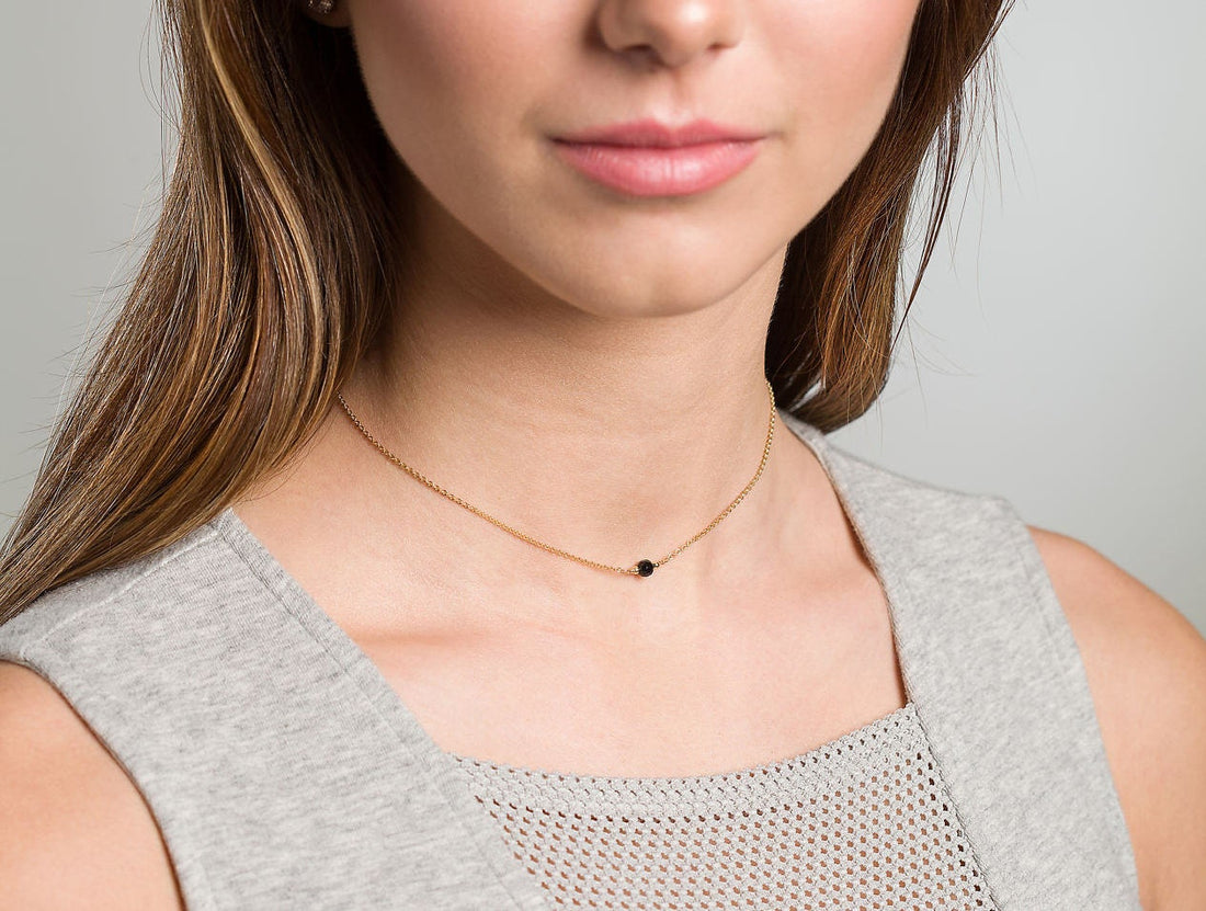 Dainty Layering Gemstone